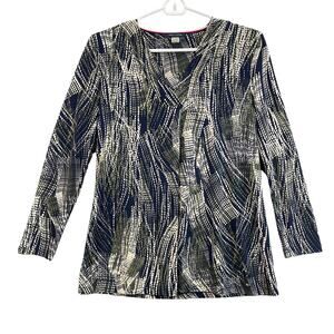 Tommy Hilfiger Women's Blouse Size XS Long Sleeves Green